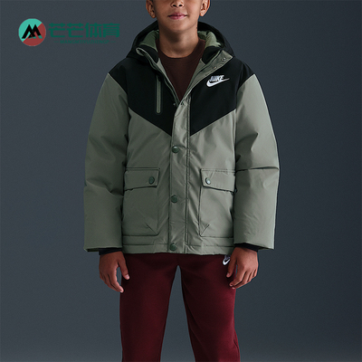 Nike/耐克正品冬季大童运动运动保暖工装休闲羽绒服IQ9990-320