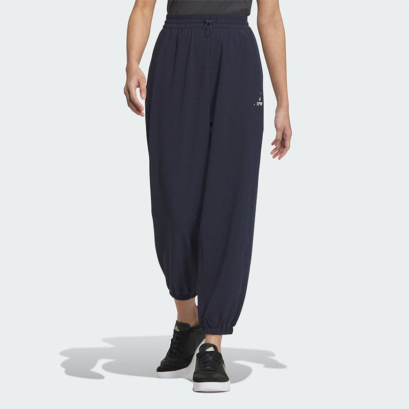 阿迪达斯女士透气束脚长裤