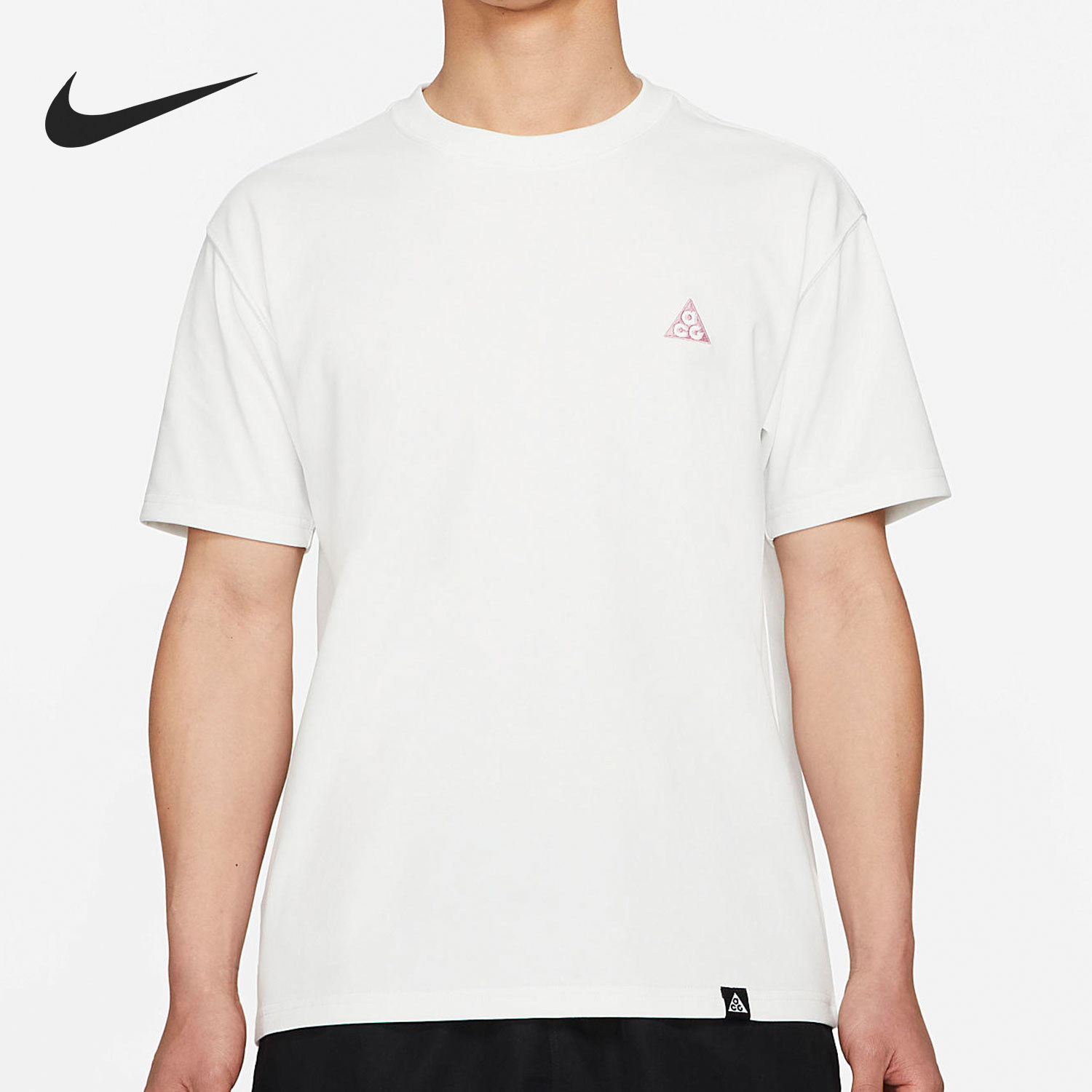 Nike/耐克官方正品ACG新款男白色亲肤速干简约短袖T恤DC5357-121