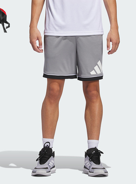 Adidas/阿迪达斯正品2025夏季款男士宽松训练经典运动短裤JN4730