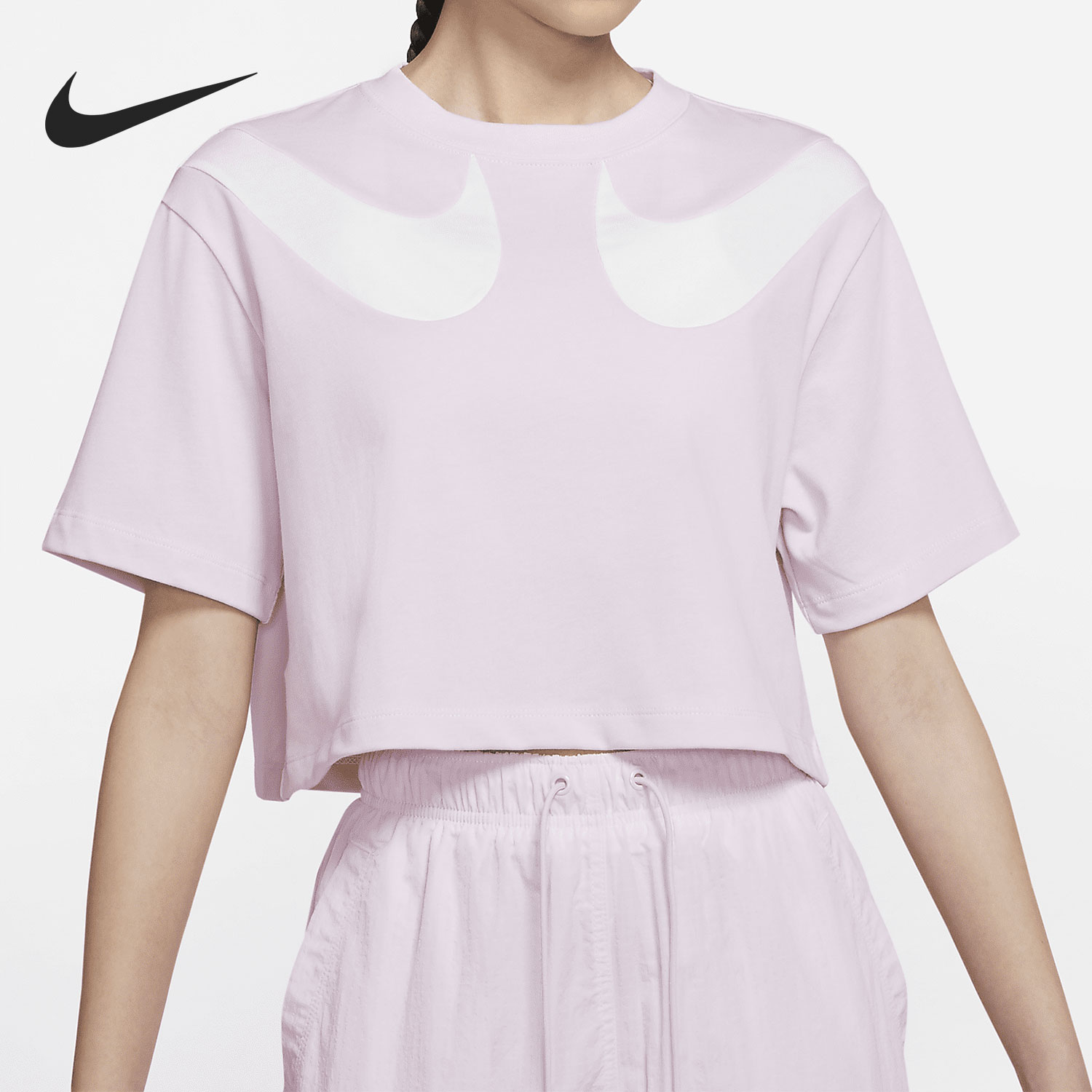 Nike/耐克正品女子舒适透气纯棉休闲运动短袖T恤 DD5591-695