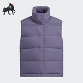 Adidas 2025女士休闲户外宽松保暖羽绒马甲KQ5534 阿迪达斯正品