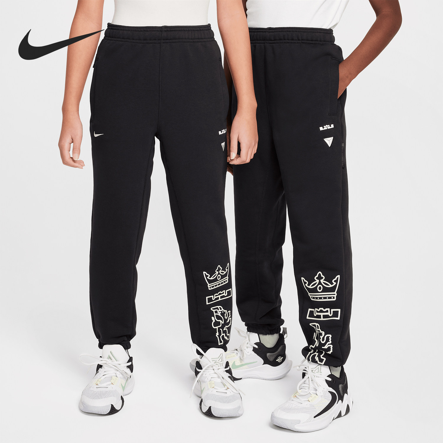 Nike/耐克正品新款大童篮球时尚柔软运动休闲长裤HF4266-010