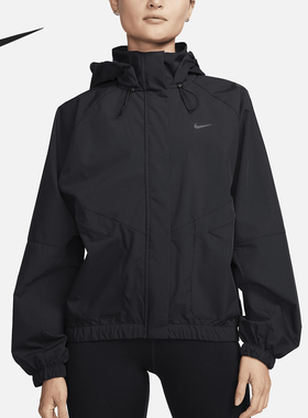 Nike/耐克官方正品当季新款女士时尚梭织连帽运动外套FB7493-010