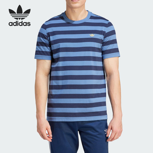阿迪达斯三叶草男子运动短袖T恤