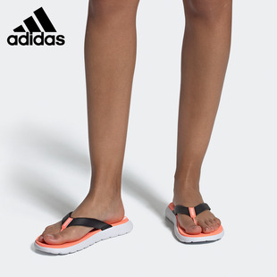 拖鞋 Adidas 男女游泳运动人字拖凉鞋 夏季 EG2064 阿迪达斯正品