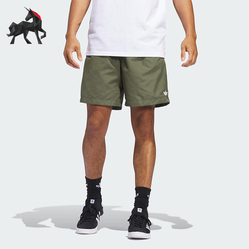 Adidas/阿迪达斯正品三叶草男士宽松经典运动梭织休闲短裤JC7659