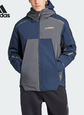 Adidas/阿迪达斯正品户外男士抗风双面穿鹅绒羽绒服IX7952