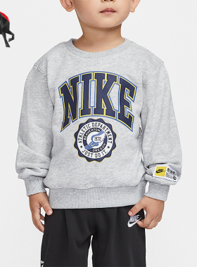 Nike/耐克正品Sportswear婴童套头印花圆领柔软卫衣IO2785-077