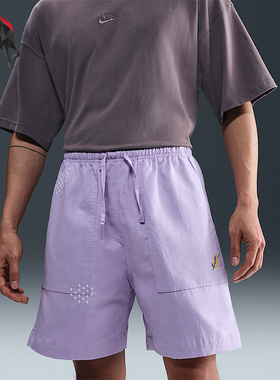 Nike/耐克正品2025夏季款男士日常户外耐穿经典短裤HJ2979-515