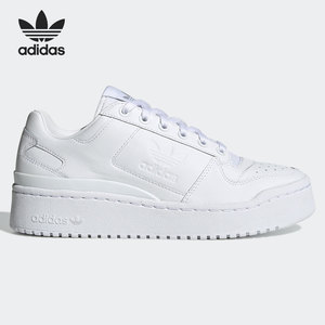 Adidas/阿迪达斯正品三叶草当季新款男女厚底时尚休闲板鞋FY9042
