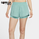 耐克正品 Dri FIT女士透气中腰运动训练梭织短裤 Nike DX6013 017