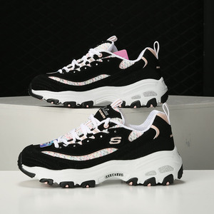 Skechers/斯凯奇正品当季新款 女子熊猫鞋松糕厚底休闲运动跑步鞋