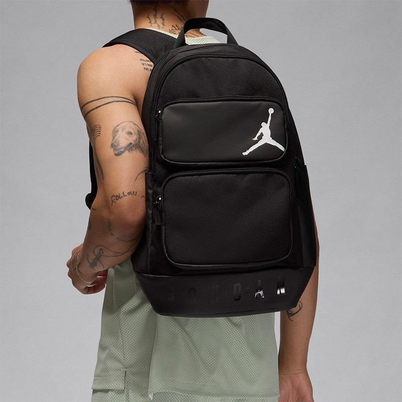 Nike/耐克正品JORDAN男女款收纳通勤休闲双肩背包HM6148-011