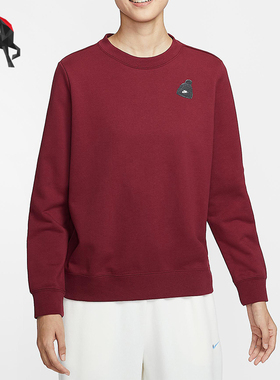 Nike/耐克正品Sportswear女士休闲运动针织圆领套头衫IO7829-677