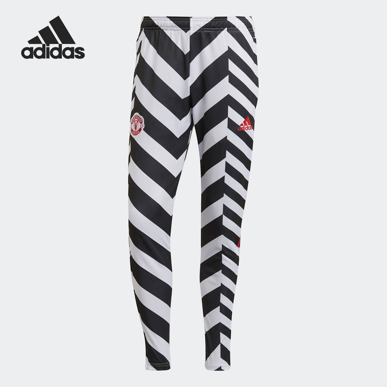 Adidas/阿迪达斯正品曼联运动比赛男子收腿裤足球训练裤 GK9435