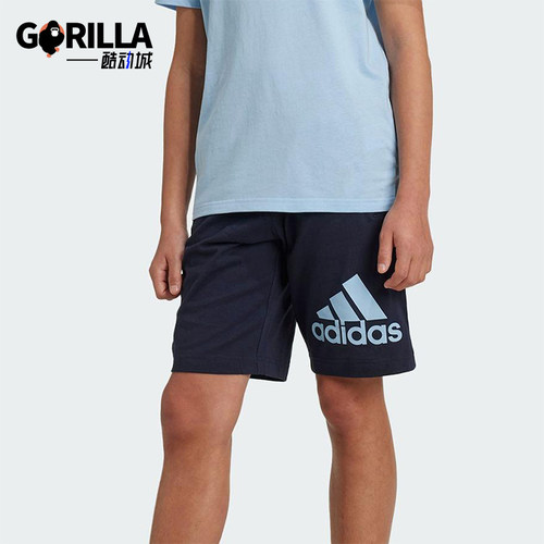 Adidas/阿迪达斯正品U BL SHORT大童运动经典针织透气短裤JF8748