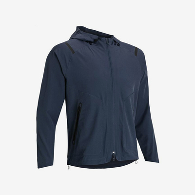 UA/安德玛正品2025新款男子户外休闲拉链连帽夹克外套1370494-044
