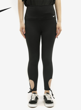 Nike/耐克正品新款女黑色瑜伽健身训练高腰紧身裤BV4569-010