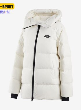 Skechers/斯凯奇正品冬季女子运动保暖中长款连帽羽绒服 P422W002