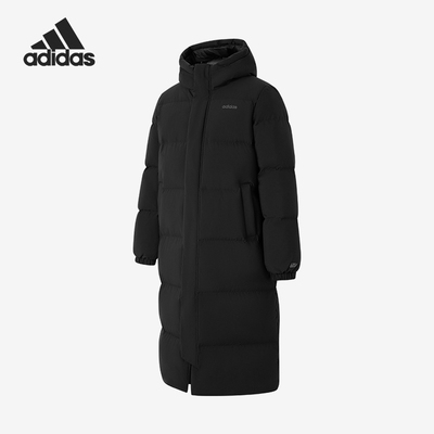 阿迪达斯男士保暖连帽羽绒服