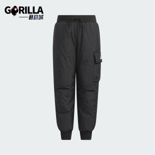DOWN Adidas 阿迪达斯正品 KB5132 PANT儿童休闲保暖束脚羽绒裤