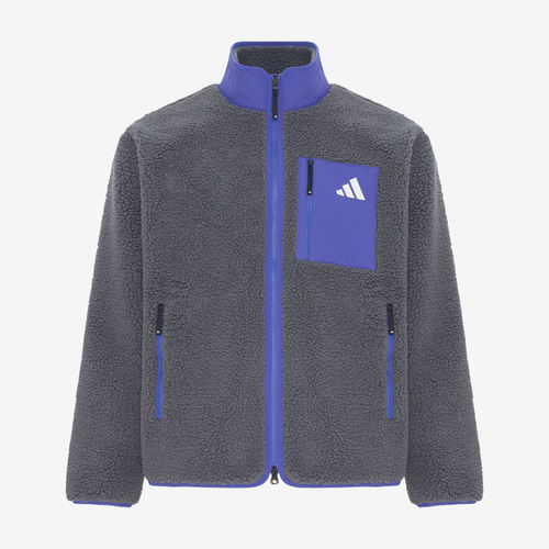 Adidas阿迪达斯正品SHERPA男女摇粒绒保暖宽松版型夹克LH2248