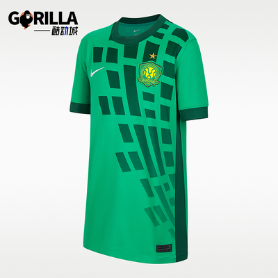 Nike/耐克正品Dri-FIT大童透气北京国安主场球迷版球衣IQ0481-375