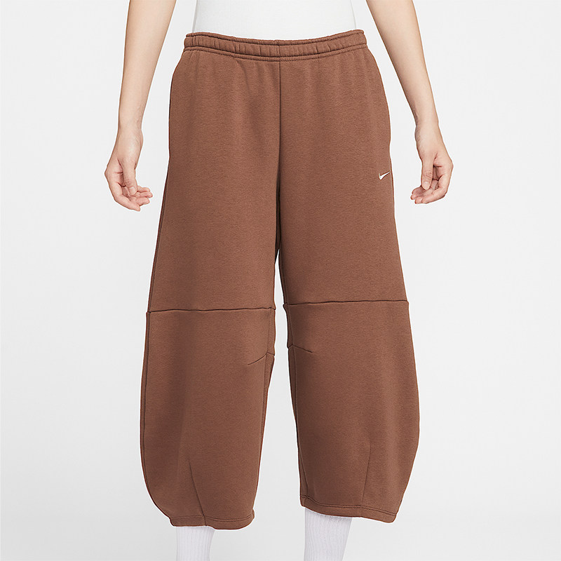 Nike/耐克正品Phoenix Fleece女士加绒宽松中腰九分裤IM7475-265