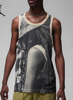 Nike/耐克官方正品JORDAN男士运动训练透气宽松无袖FD4241-206