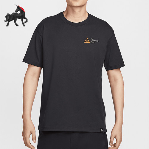 Nike/耐克正品2025夏季款男士透气经典运动图案时尚T恤HJ0801-010