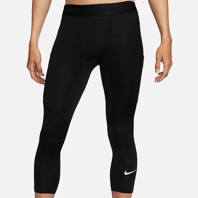 耐克正品男子运动紧身七分裤