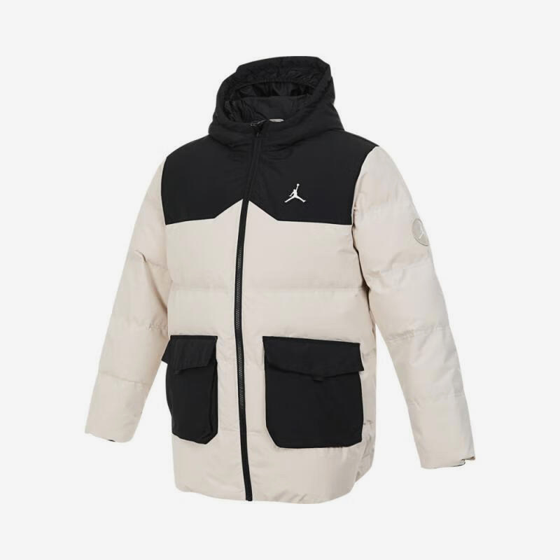 Nike/耐克正品JORDAN大童休闲拼接保暖耐穿羽绒服JD2442034GS-005