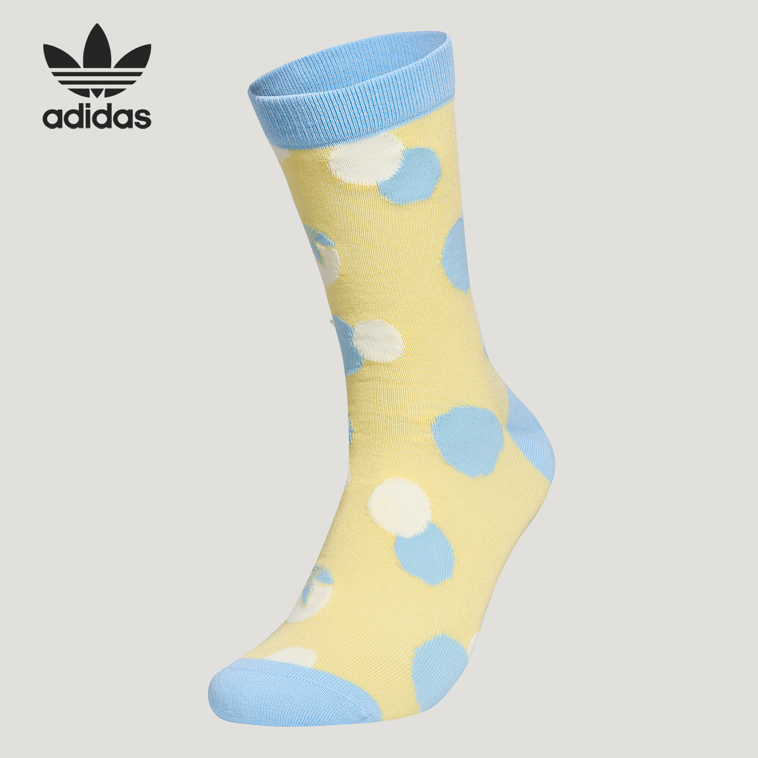 Adidas/阿迪达斯官方正品三叶草男女同款透气时尚运动袜KU2750