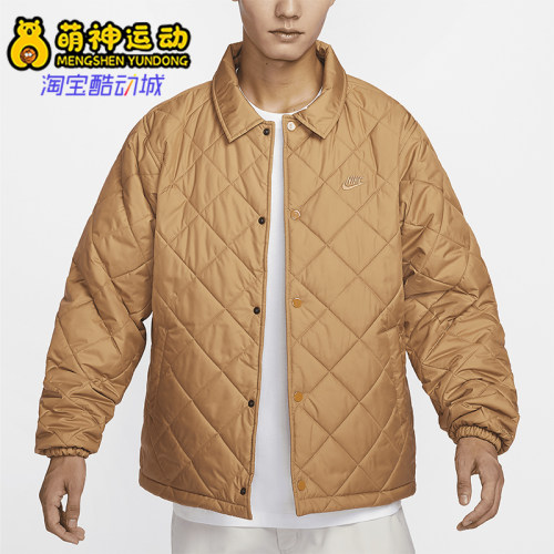耐克男士运动复古户外保暖棉服