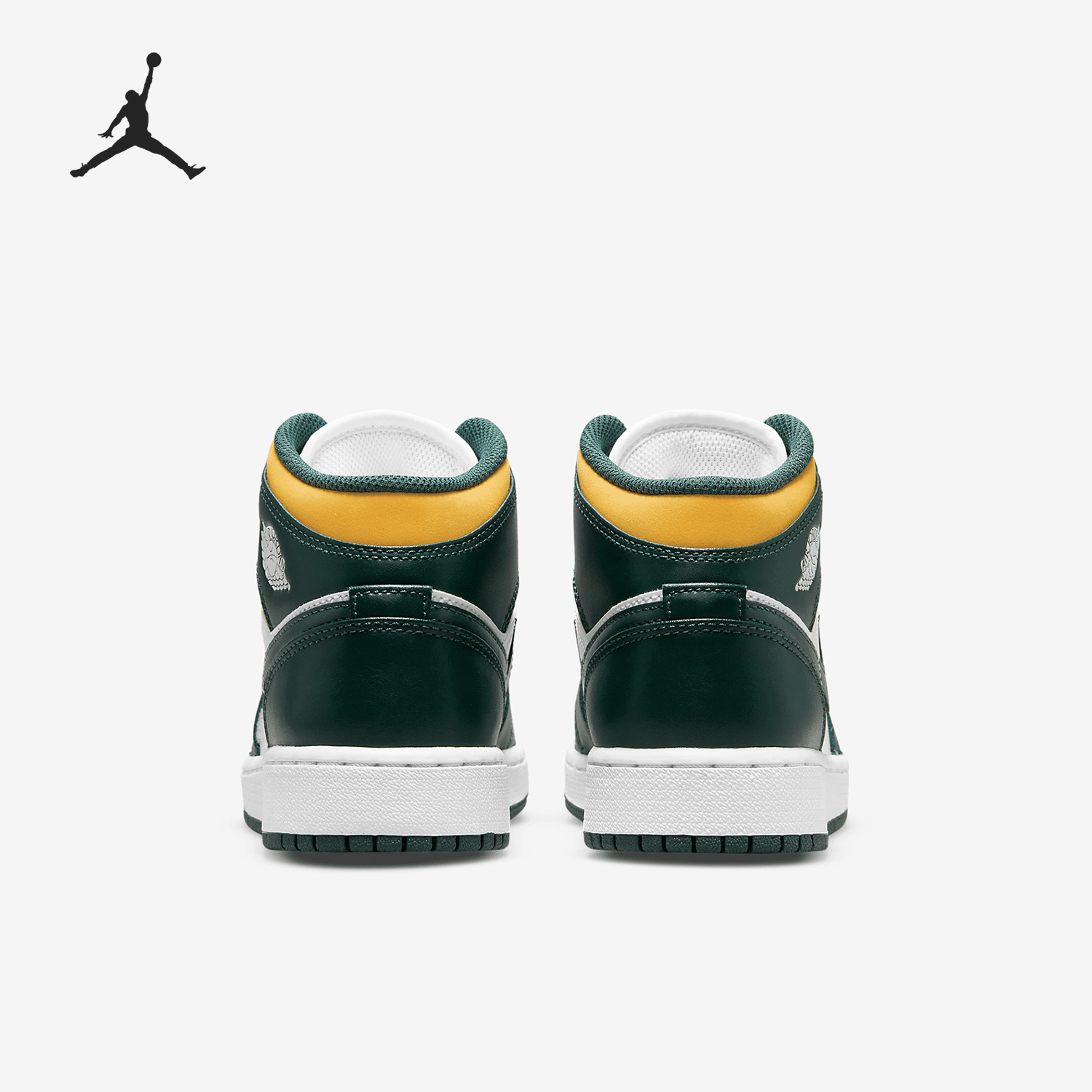 Nike/耐克正品Air Jordan 1 MidGS女子大童篮球鞋554725-371