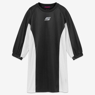 Skechers/斯凯奇RICOSTRU联名款女子针织连衣裙休闲运动裙