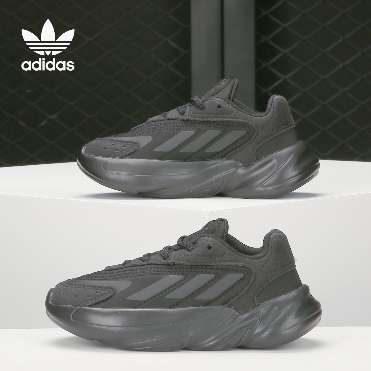 Adidas/阿迪达斯官方正品2021夏季新款大童休闲透气运动鞋H04742 童鞋/婴儿鞋/亲子鞋 运动鞋 原图主图