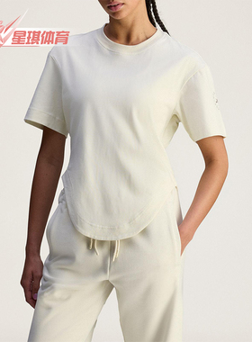 Adidas/阿迪达斯正品CRFD HEM T女士针织经典收腰时尚短袖JX6775