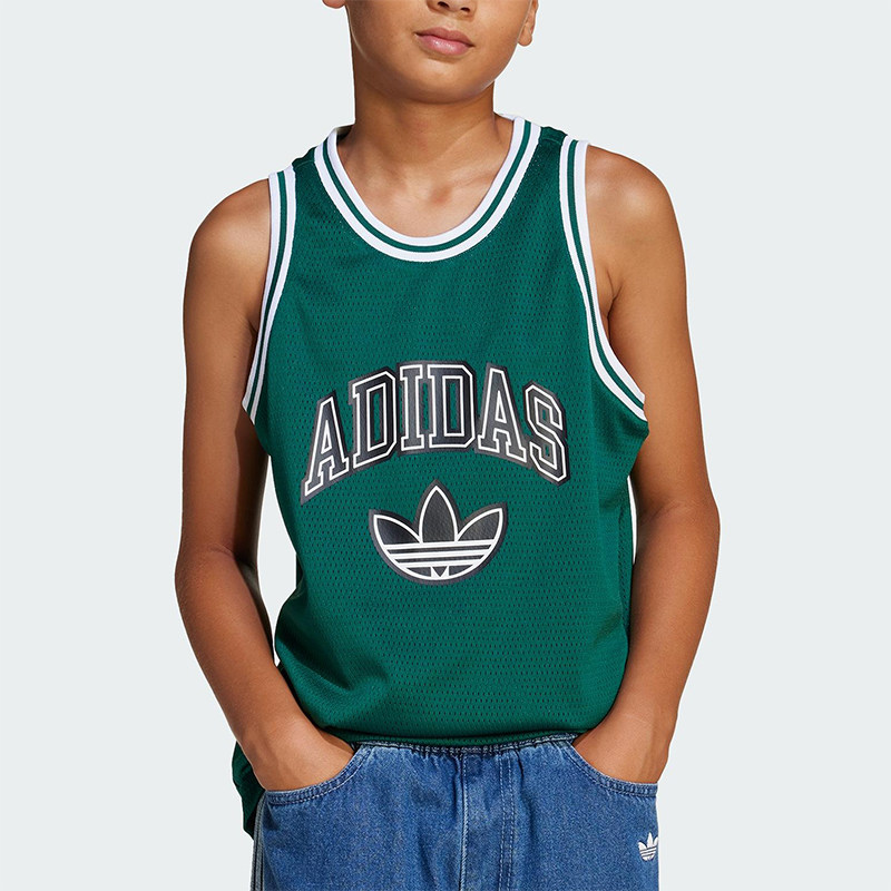 Adidas/阿迪达斯正品三叶草大童透气无袖经典篮球训练背心JW1981,童装/婴儿装/亲子装,背心吊带,淘宝优惠券,粉丝福利购,淘宝优惠卷