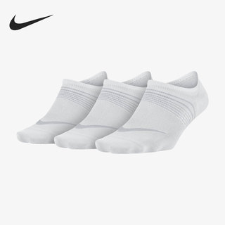 Nike/耐克官方正品女子透气休闲训练运动袜船袜子三双装SX5277