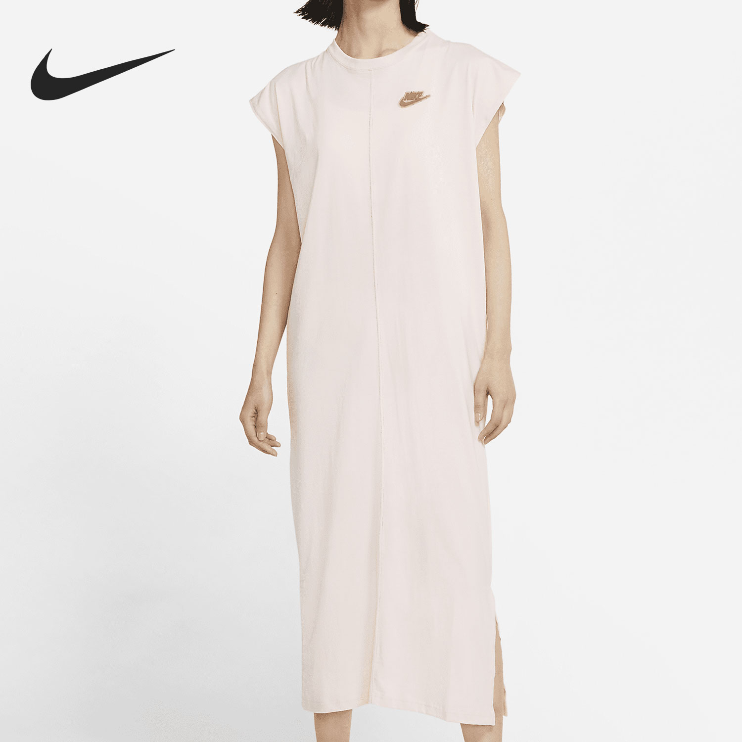 Nike/耐克正品新款女子夏季中长款休闲运动连衣裙 CZ9248-805