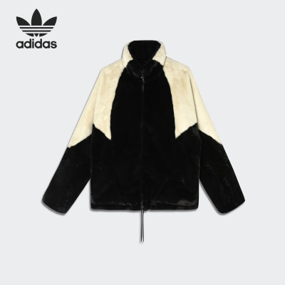 阿迪达斯女子保暖运动毛绒外套