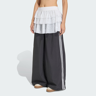 Adidas/阿迪达斯正品三叶草新款女黑白色宽松经典运动长裤KS1431