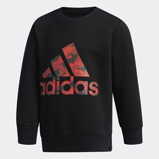 CREW EH4029 Adidas 運動套頭圓領(lǐng)衛(wèi)衣 阿迪達(dá)斯正品 小童裝