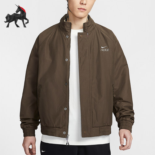 Nike/耐克正品2025冬季款男士日常立领耐穿刺绣外套IQ3705-212