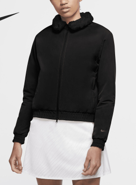 Nike/耐克正品女子翻领高尔夫运动短款收口夹克外套CK5859