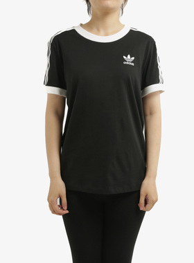 Adidas/阿迪达斯正品当季新款三叶草女子休闲运动短袖T恤ED7482