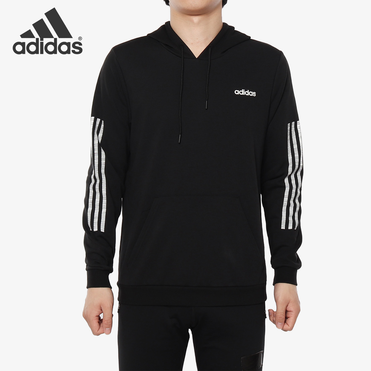 Adidas/阿迪达斯正品M CE 3S HOODY男子休闲运动卫衣套头衫DW8042