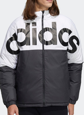 Adidas/阿迪达斯正品Neo 秋冬男子运动保暖羽绒服H45282
